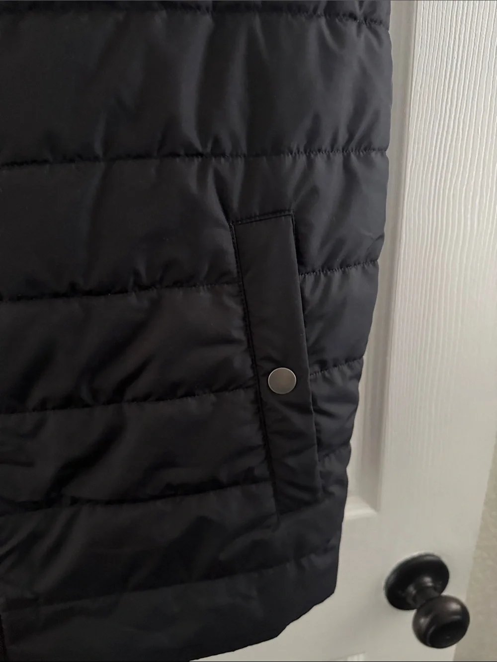 RHONE Black Quilted Insulated Men's Vest